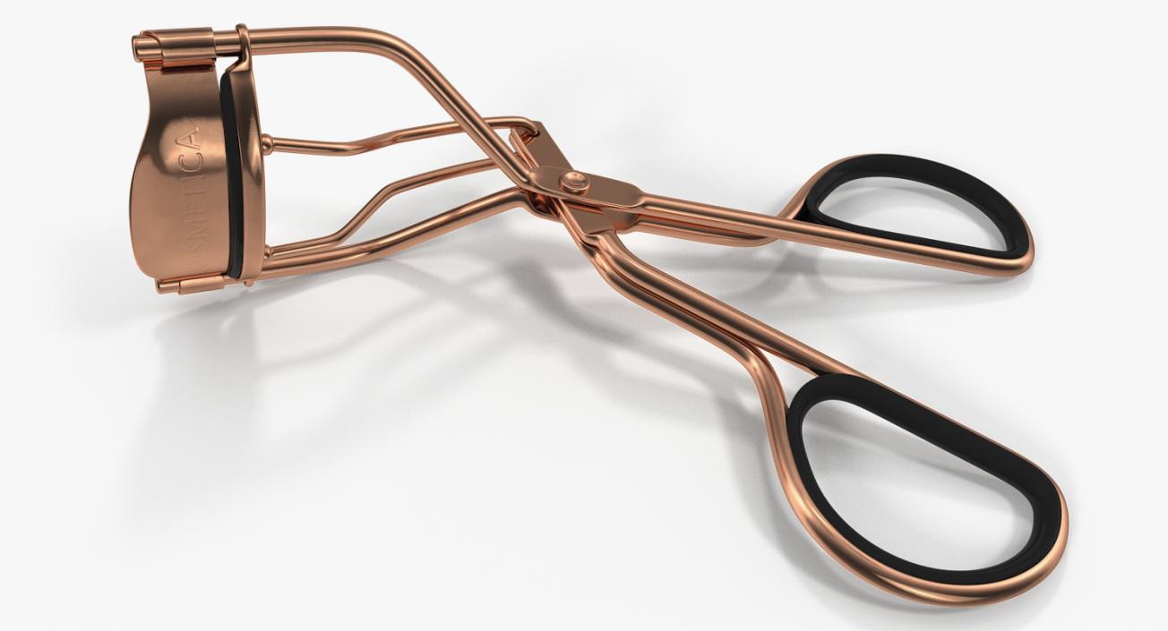 Classic Lash Curler Rose Gold 3D model