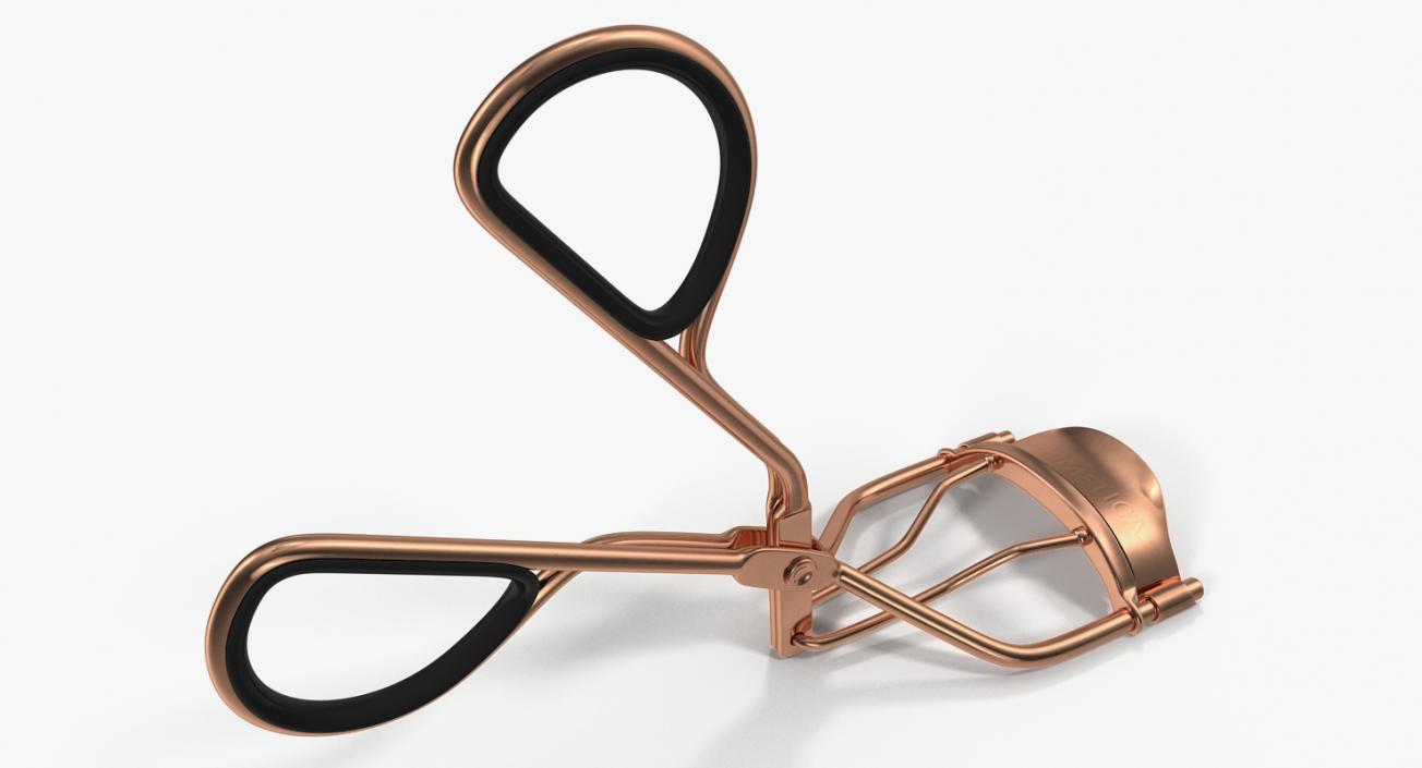 Classic Lash Curler Rose Gold 3D model