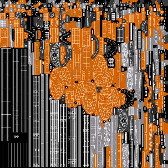 3D Televes DAT BOSS MIX Amplified Antenna model