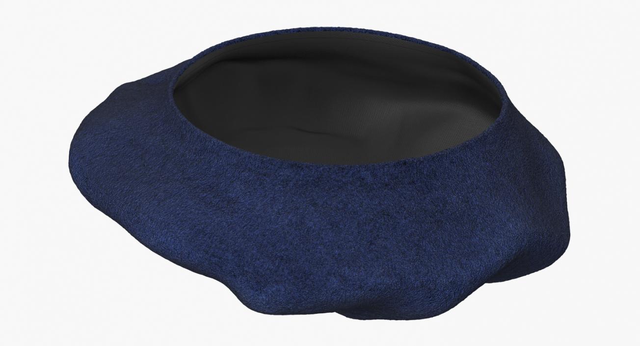 3D model Wool Blue Beret