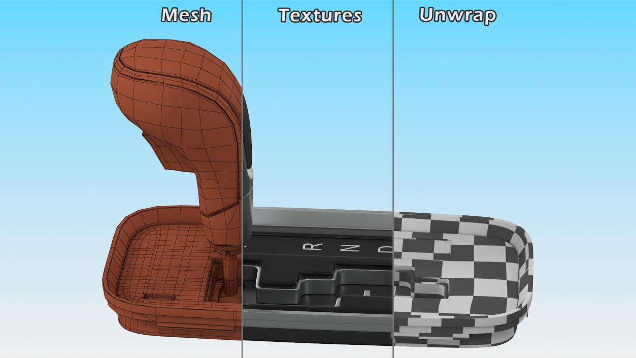 Auto Transmission Shift Lever 3D model