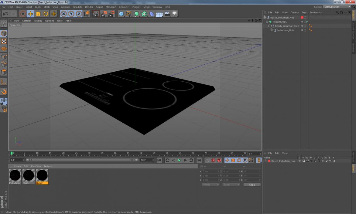 Bosch Induction Hob 3D model