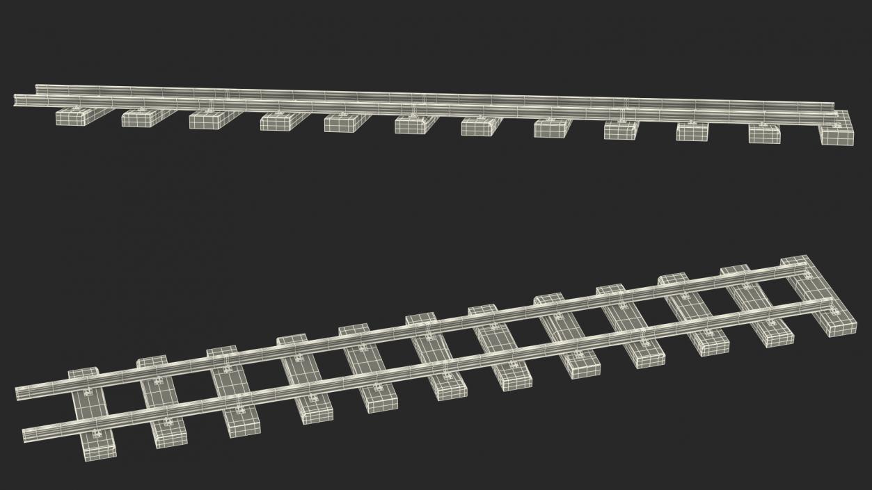 Mining Railway Section 3D