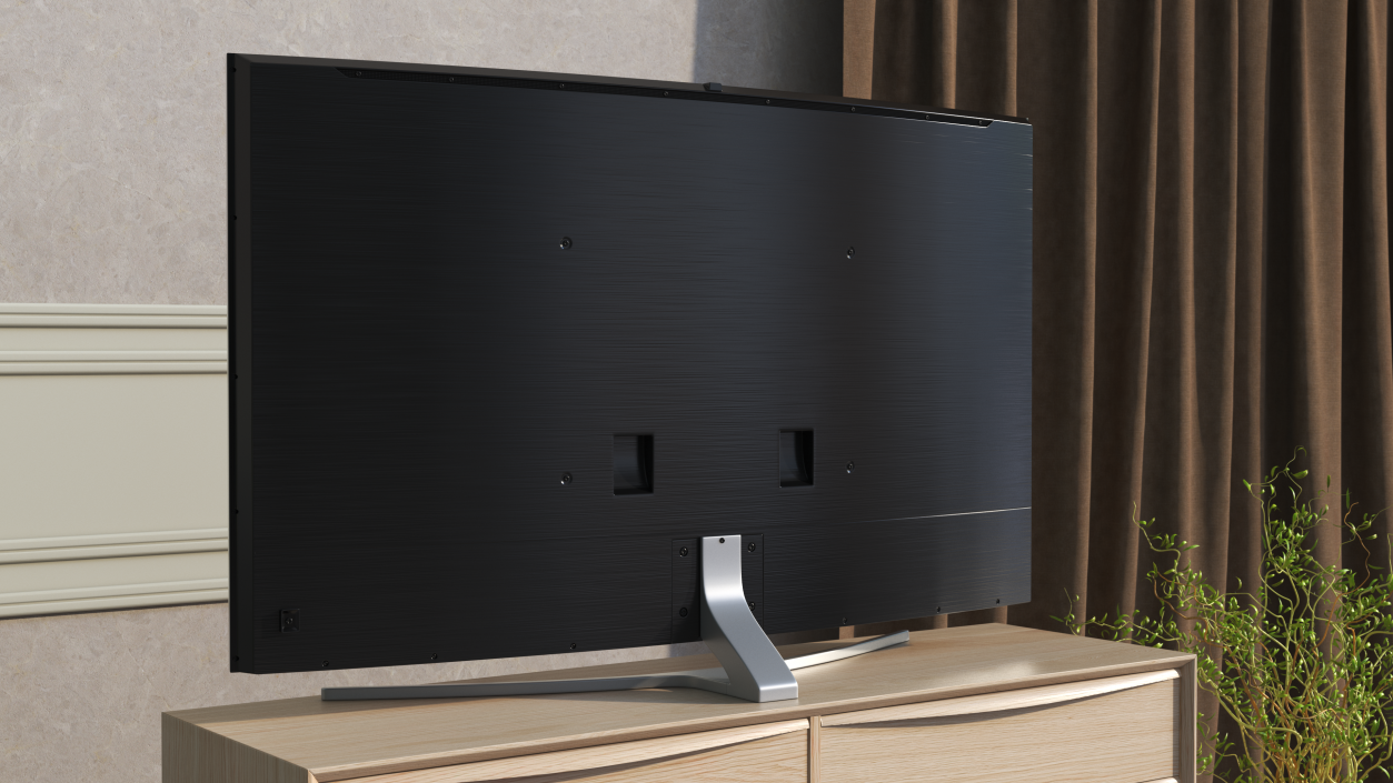 Curved Screen Television 3D model