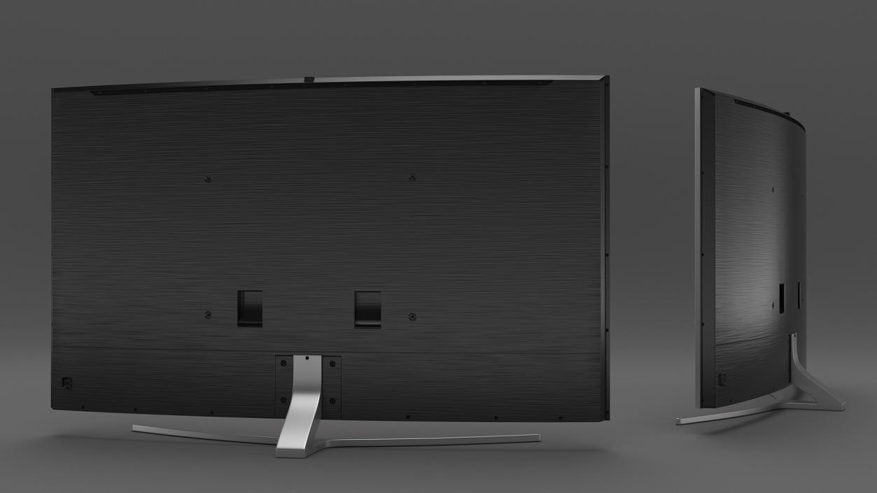 Curved Screen Television 3D model