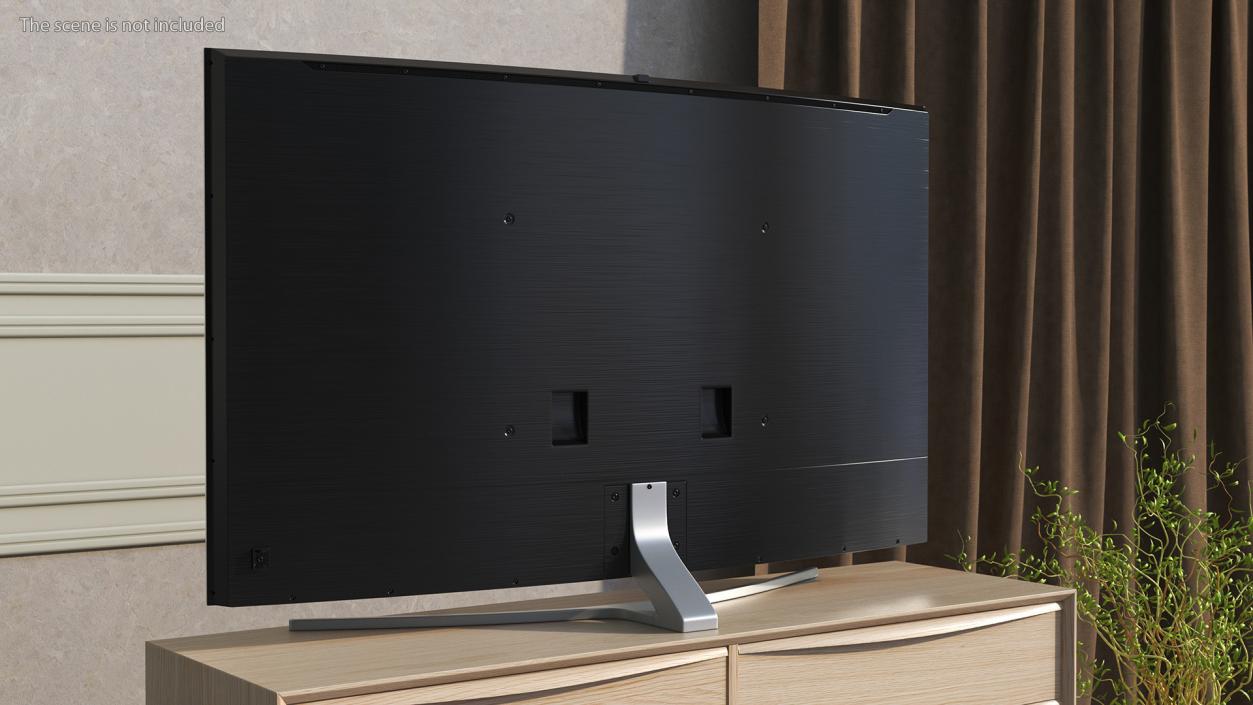 Curved Screen Television 3D model