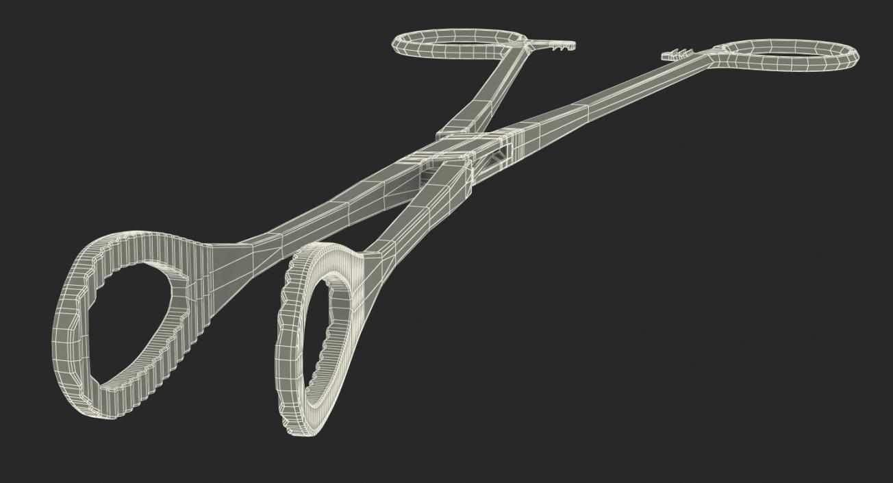 Sponge Forceps 3D model