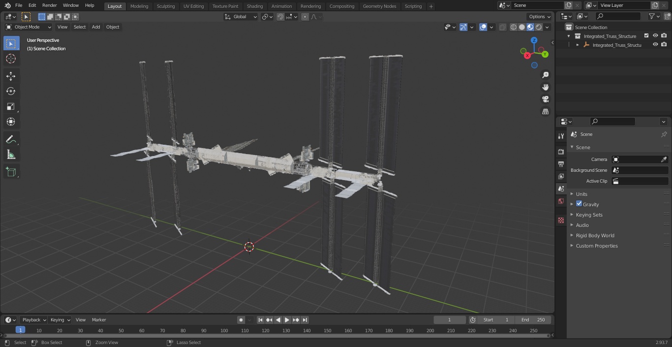 3D Integrated Truss Structure