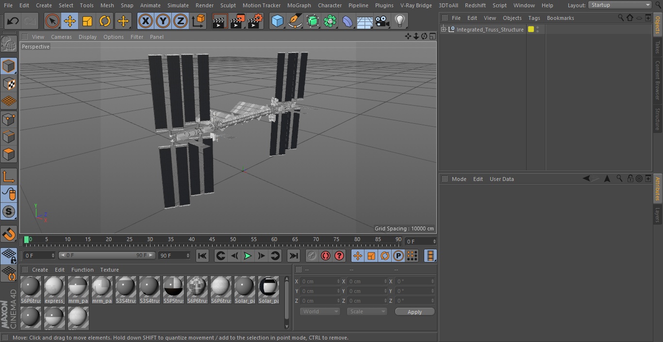 3D Integrated Truss Structure