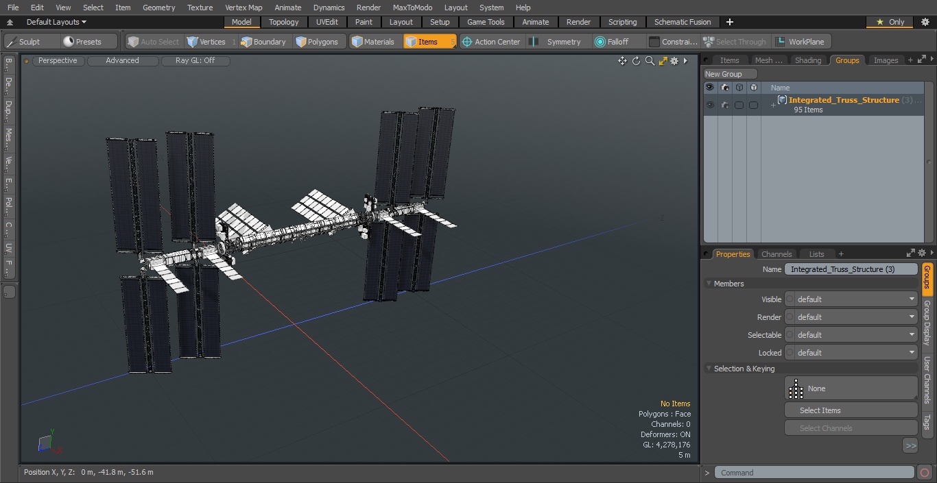 3D Integrated Truss Structure