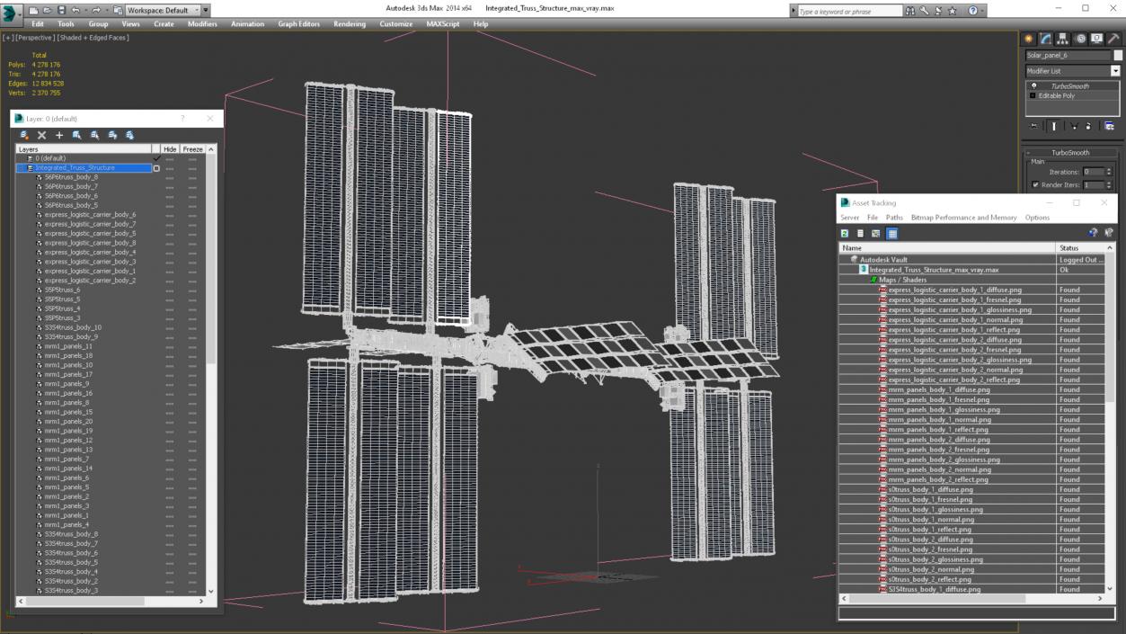 3D Integrated Truss Structure