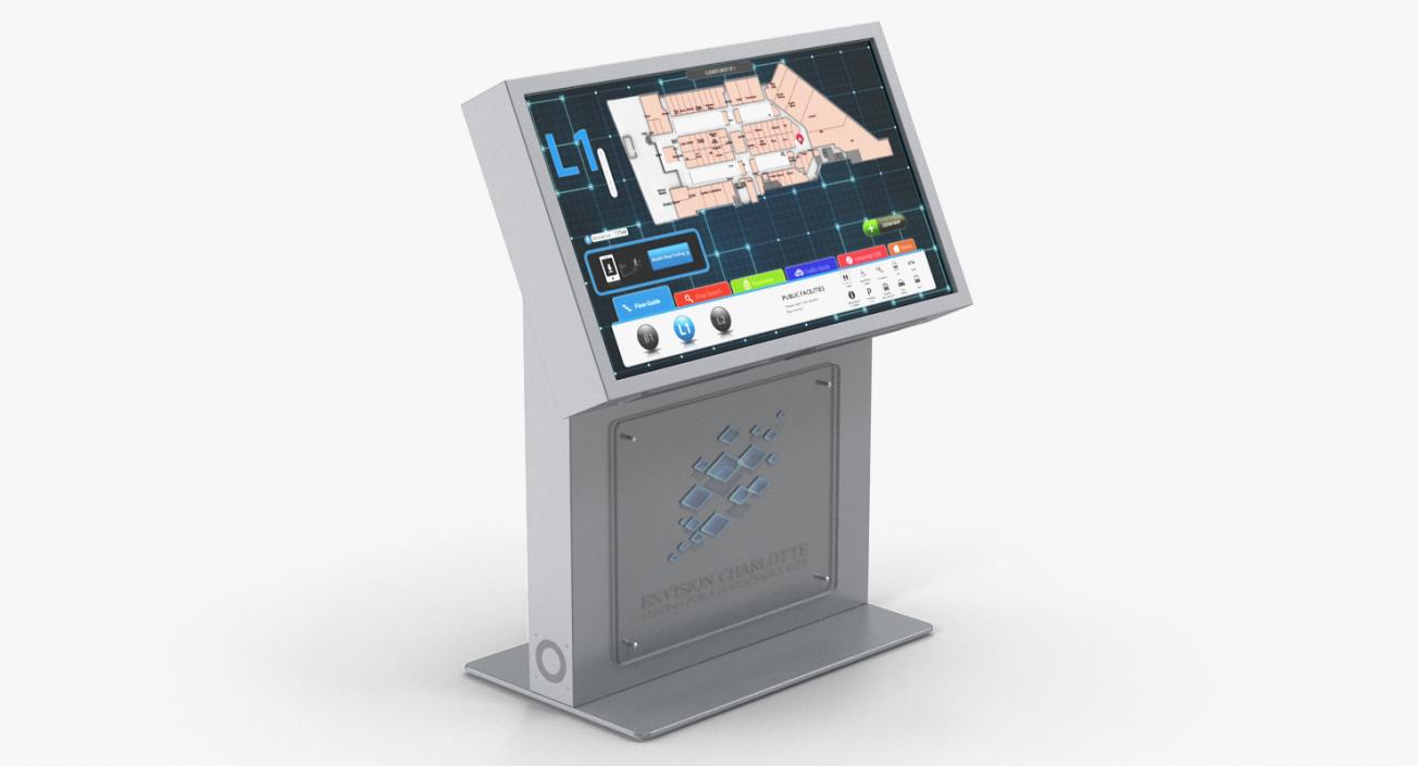 Envision Charlotte Kiosk 3D model