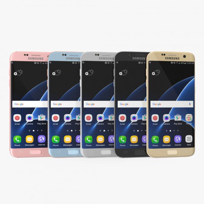 3D Samsung Galaxy S7 Edge Set