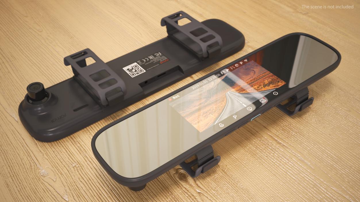 3D Rearview Mirror Xiaomi 70mai Smart Dash Cam model