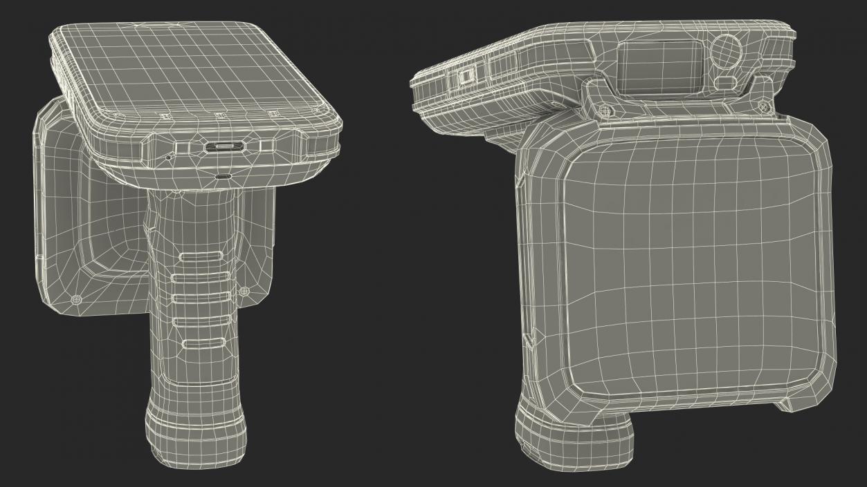 3D Wireless RFID Scanner with Barcode Reader