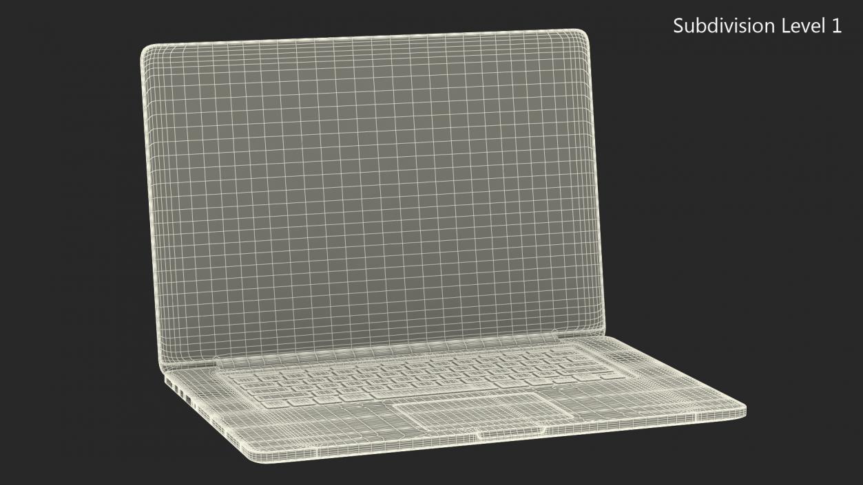 Ultraportable Laptop Silver 3D