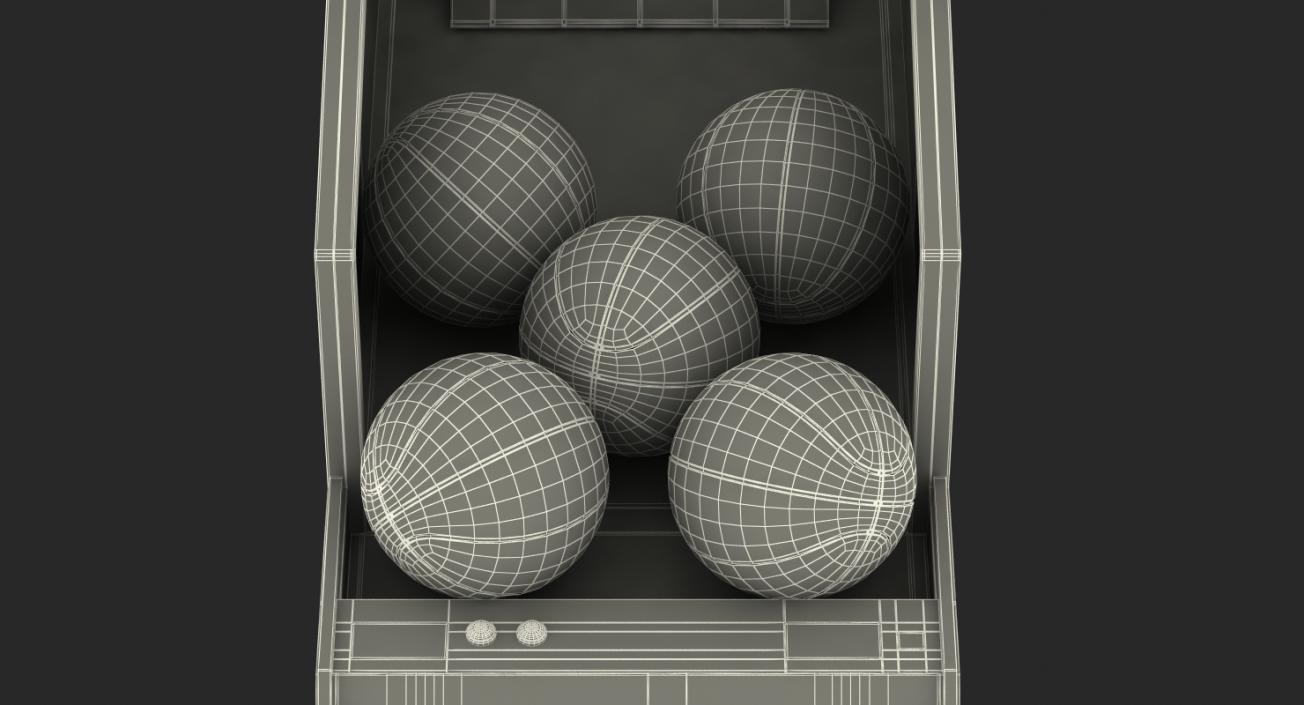 3D Arcade Basketball Machine with Balls