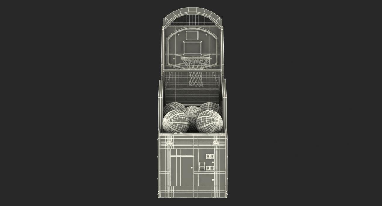 3D Arcade Basketball Machine with Balls