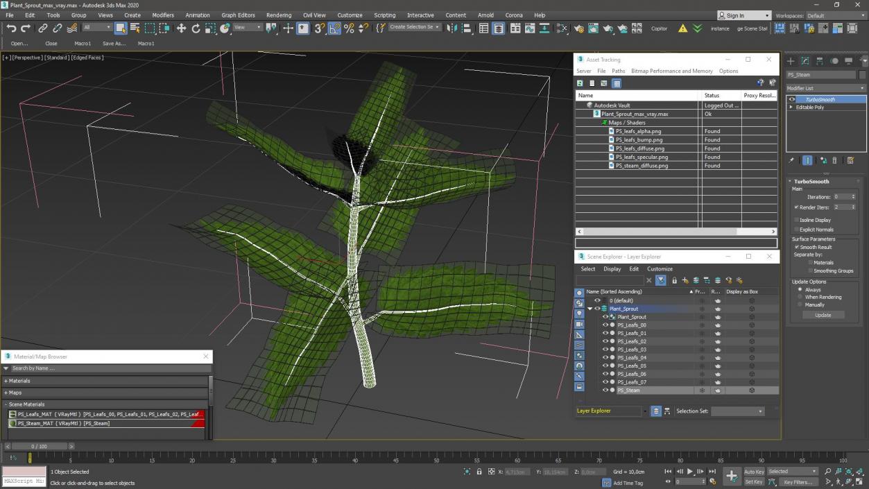 Plant Sprout 2 3D model