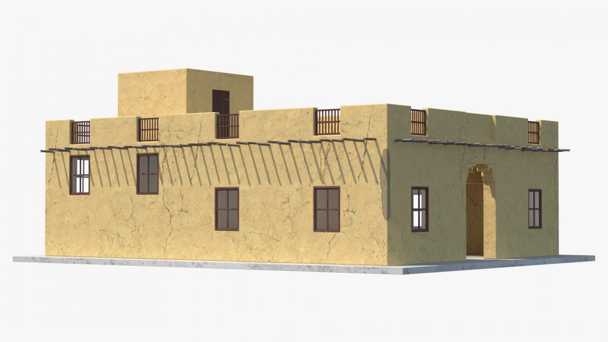 Arab House with a Courtyard 2 3D model