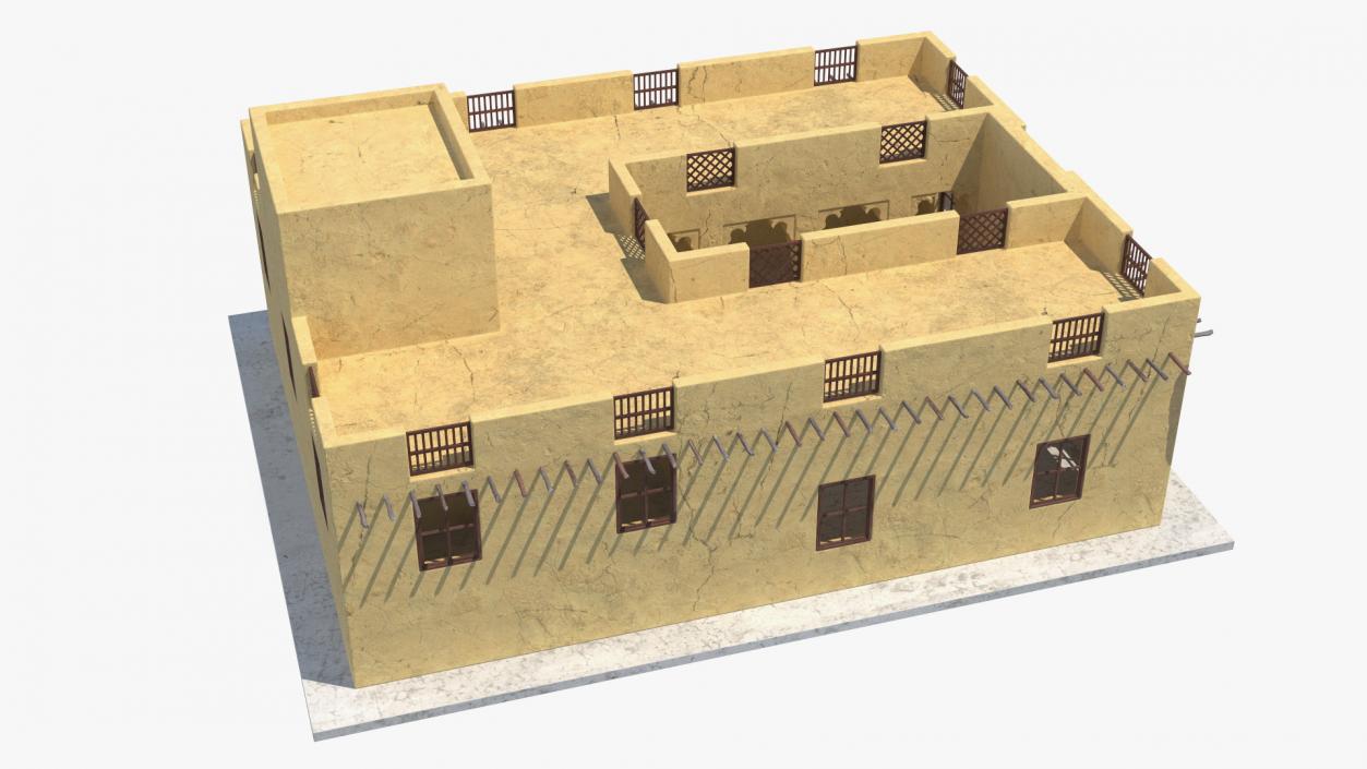 Arab House with a Courtyard 2 3D model