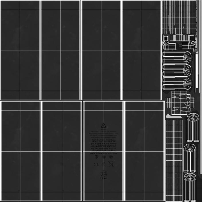 3D 12 9 iPad Pro Battery Module model