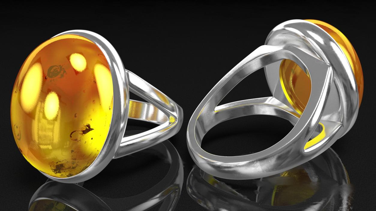 3D model Amber Ring