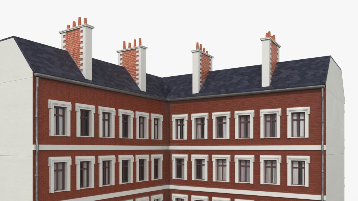 Apartments Building in Berlin 3D model