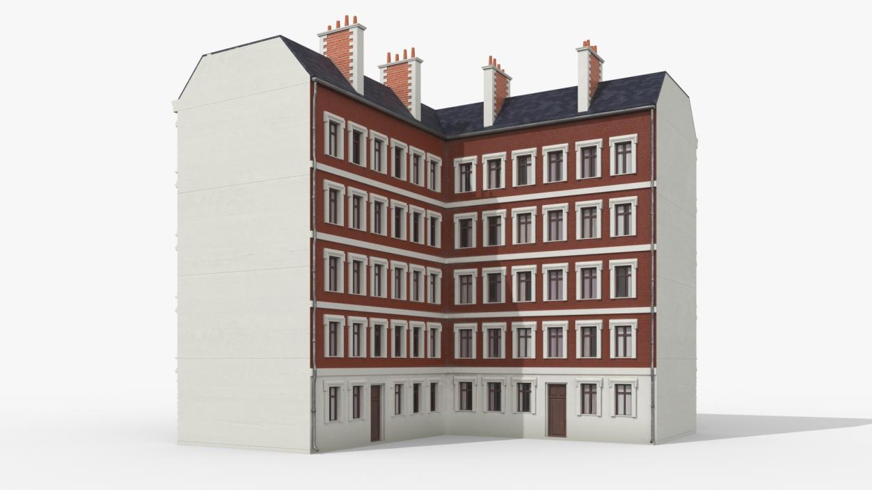 Apartments Building in Berlin 3D model