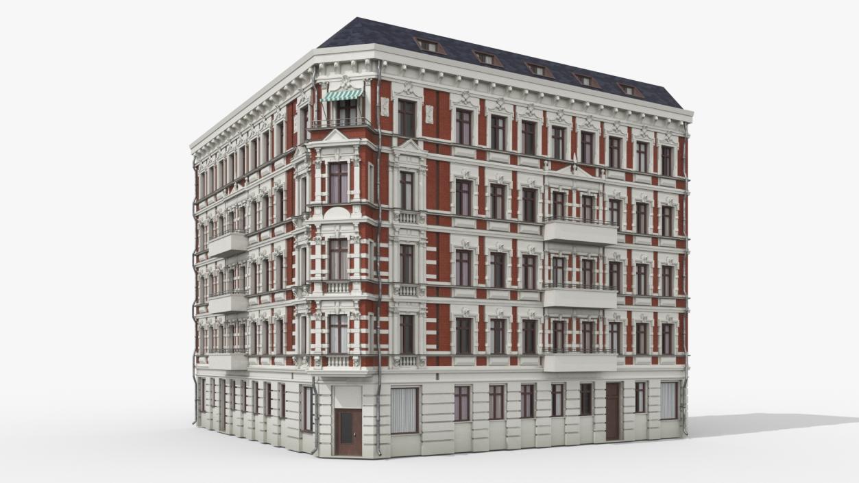 Apartments Building in Berlin 3D model