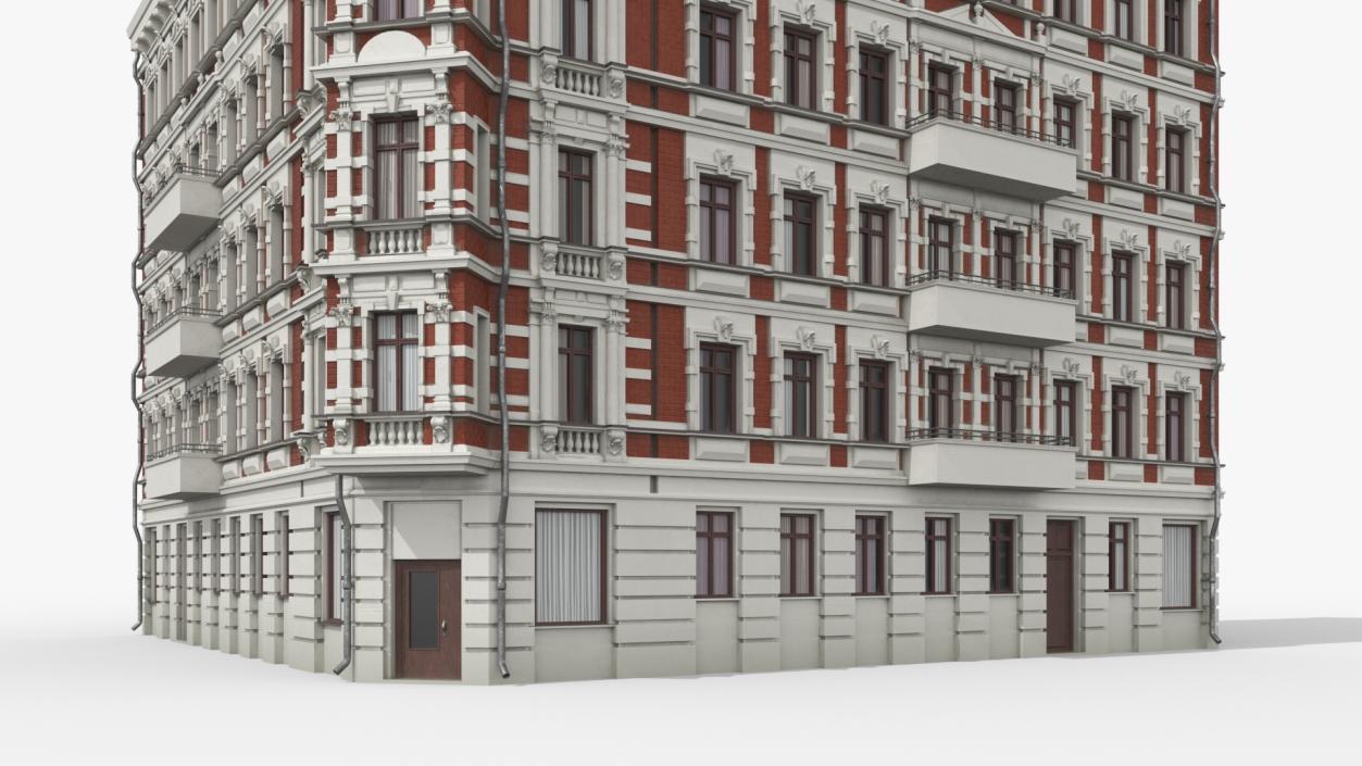 Apartments Building in Berlin 3D model