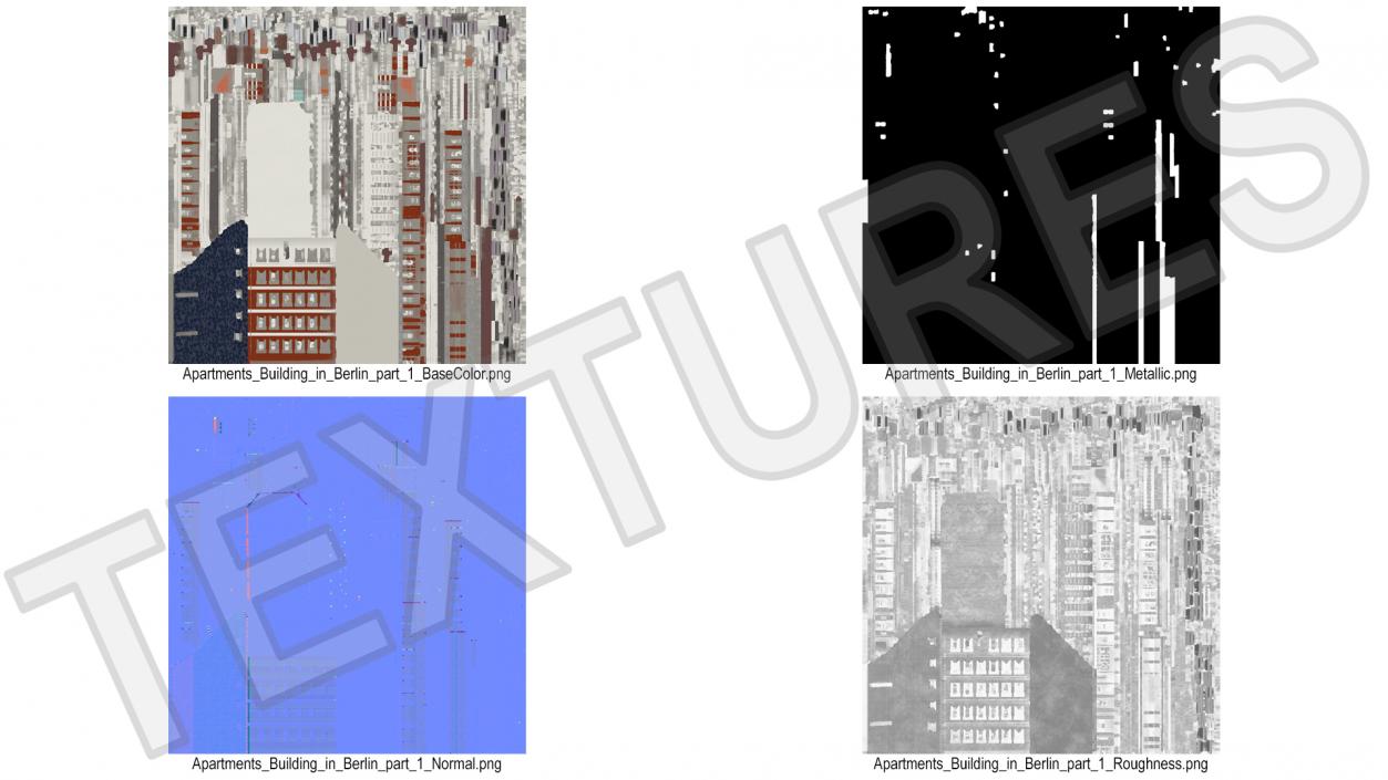 Apartments Building in Berlin 3D model