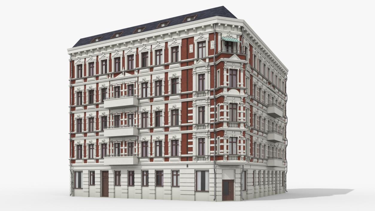 Apartments Building in Berlin 3D model