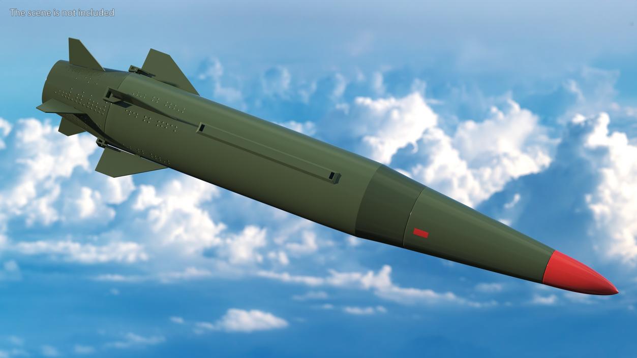 3D Hypersonic Ballistic Missile model