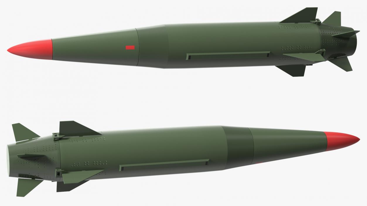 3D Hypersonic Ballistic Missile model