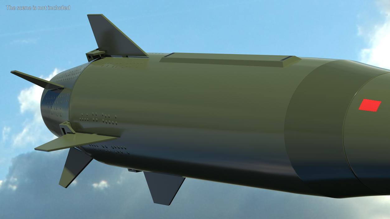 3D Hypersonic Ballistic Missile model