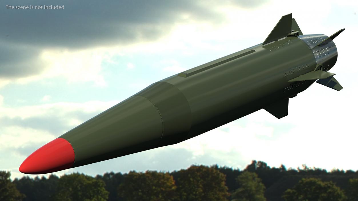 3D Hypersonic Ballistic Missile model