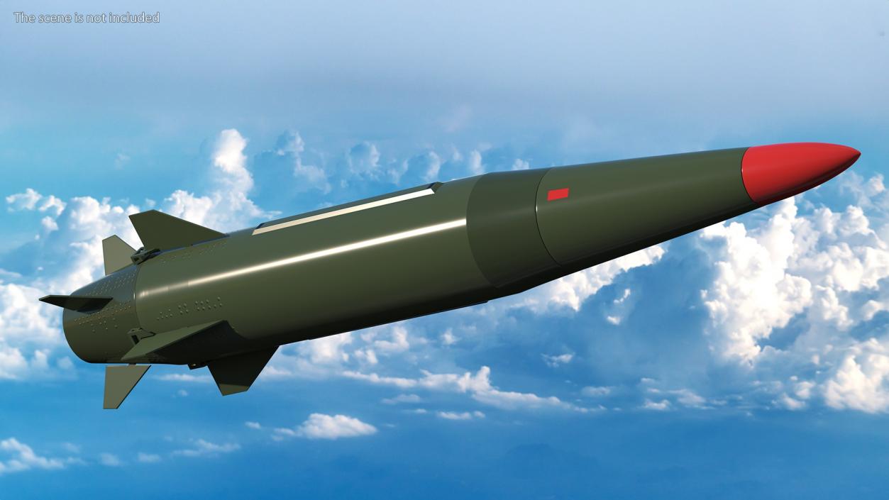 3D Hypersonic Ballistic Missile model