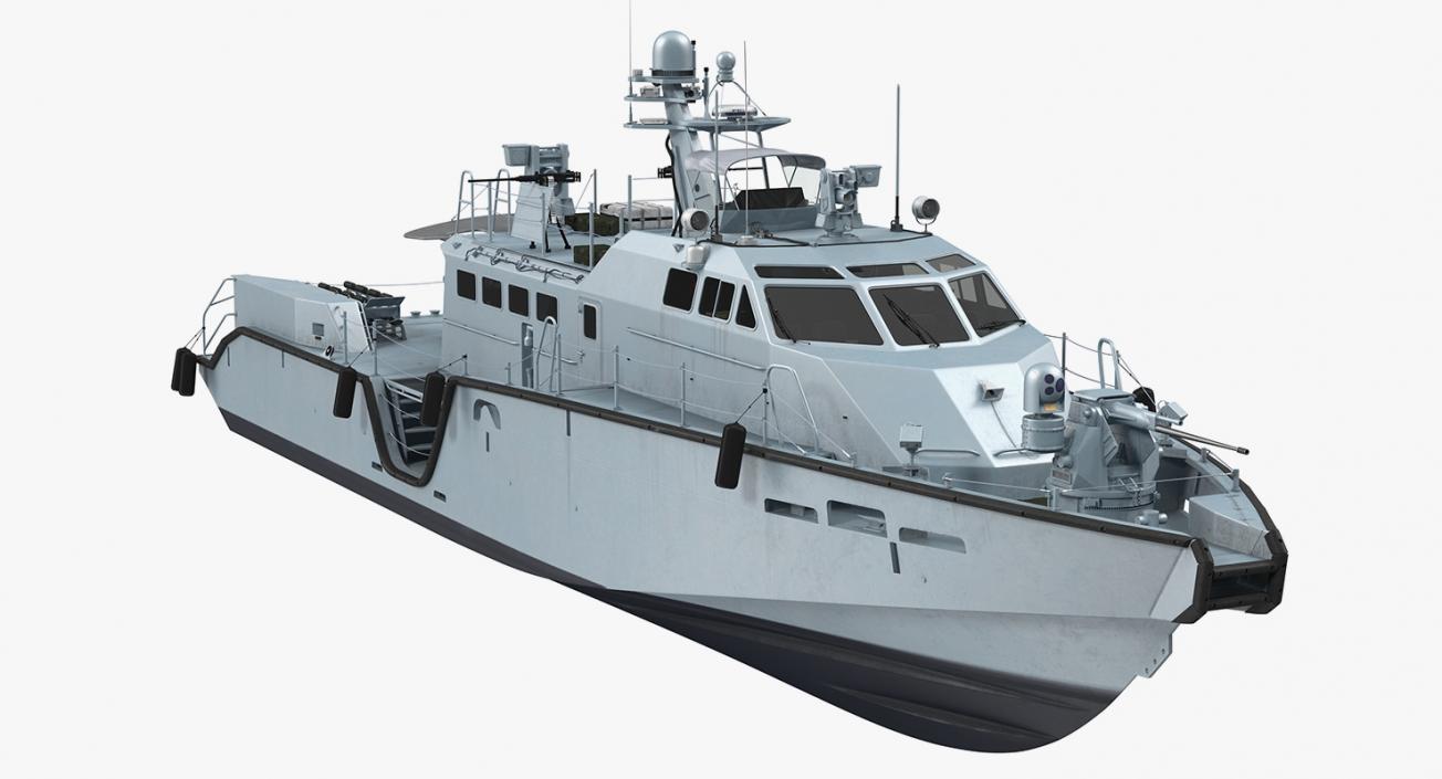 3D model Mark VI Patrol Boat Dirty