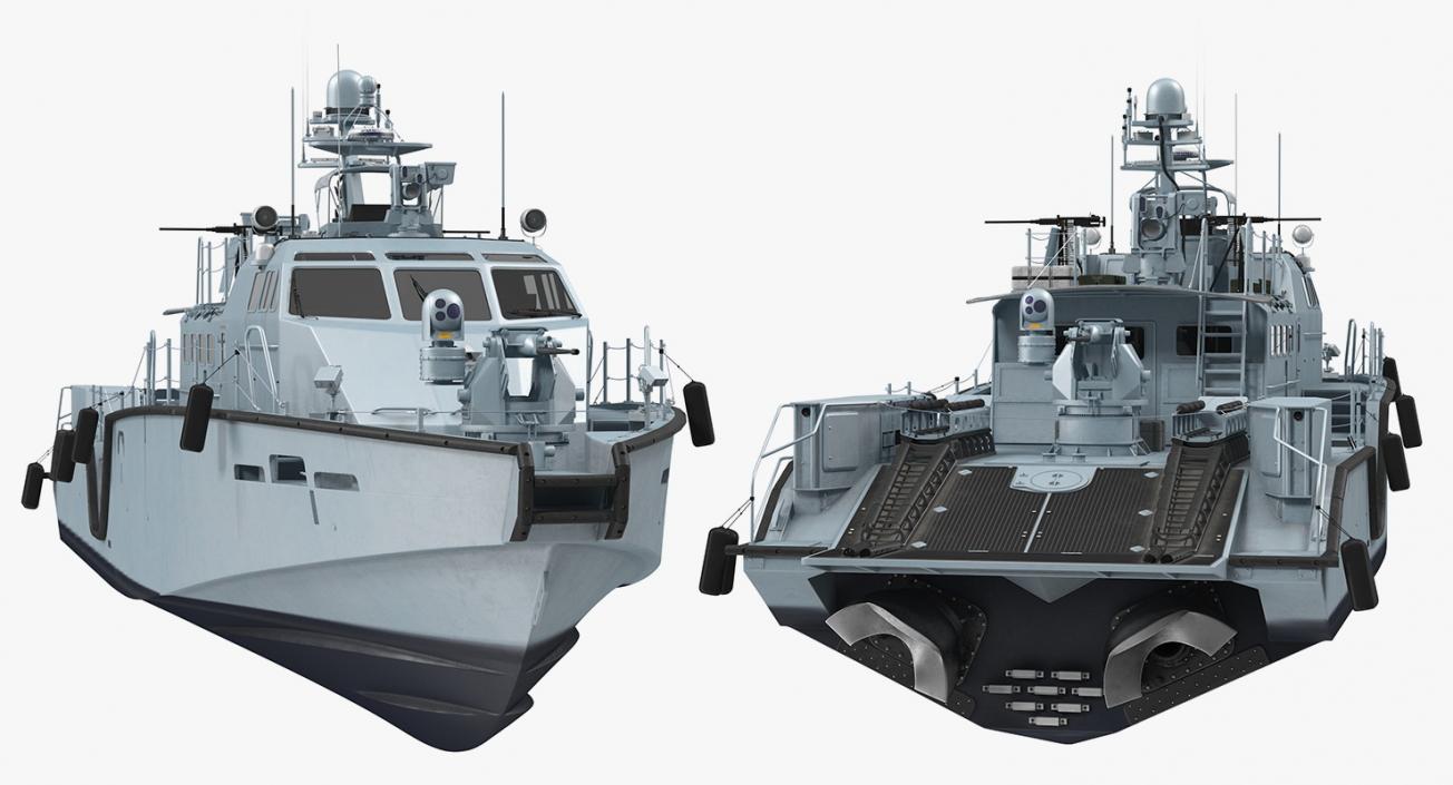 3D model Mark VI Patrol Boat Dirty