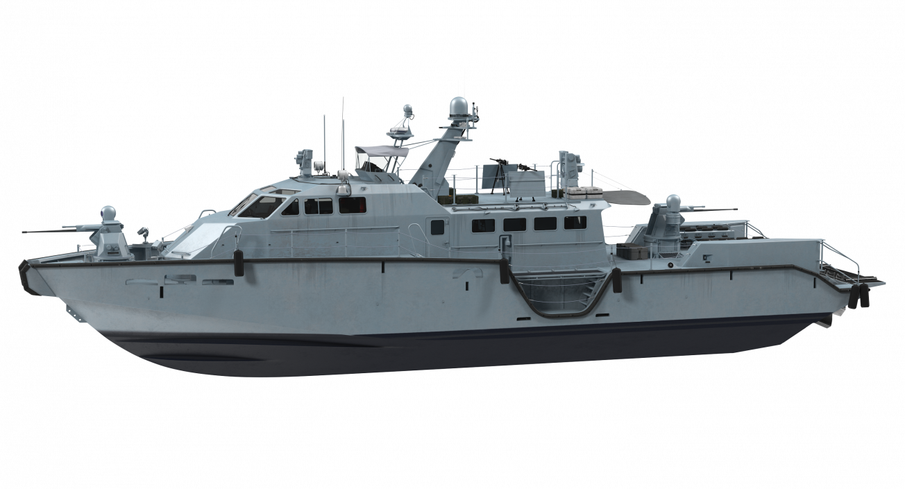 3D model Mark VI Patrol Boat Dirty