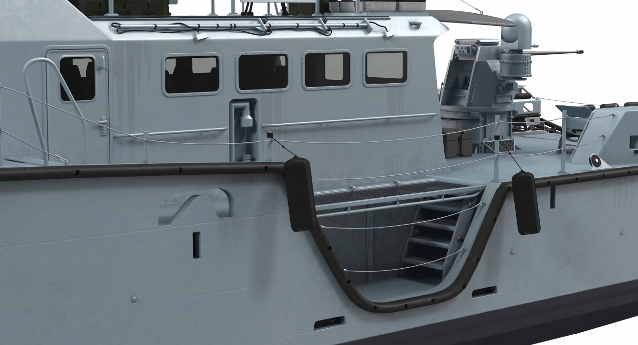 3D model Mark VI Patrol Boat Dirty