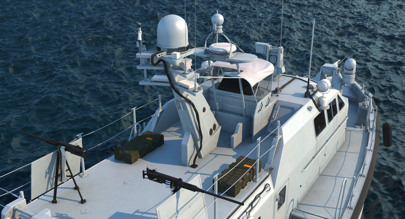 3D model Mark VI Patrol Boat Dirty