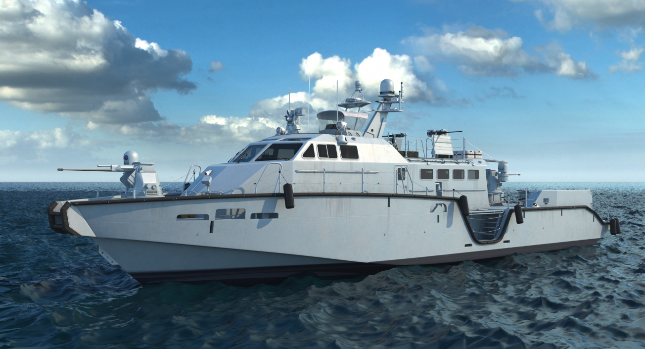 3D model Mark VI Patrol Boat Dirty