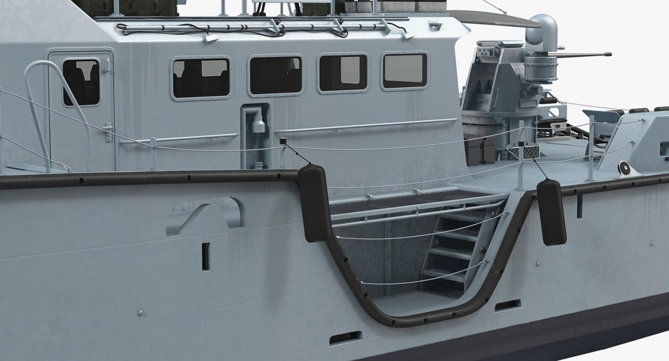 3D model Mark VI Patrol Boat Dirty