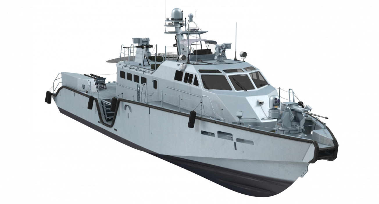 3D model Mark VI Patrol Boat Dirty