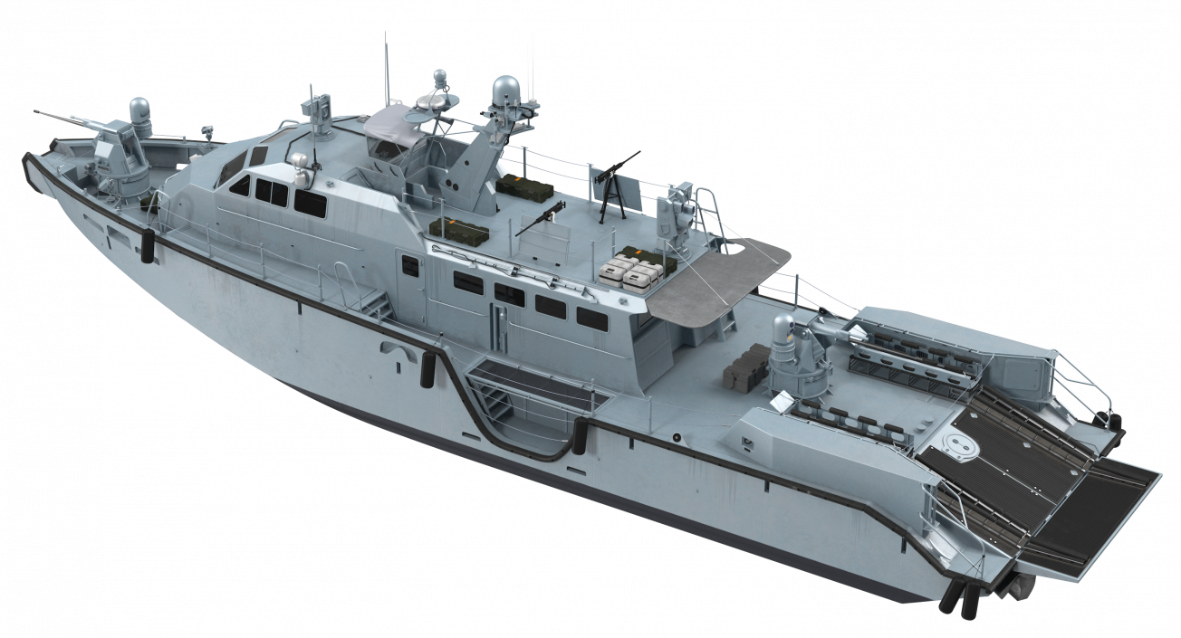 3D model Mark VI Patrol Boat Dirty