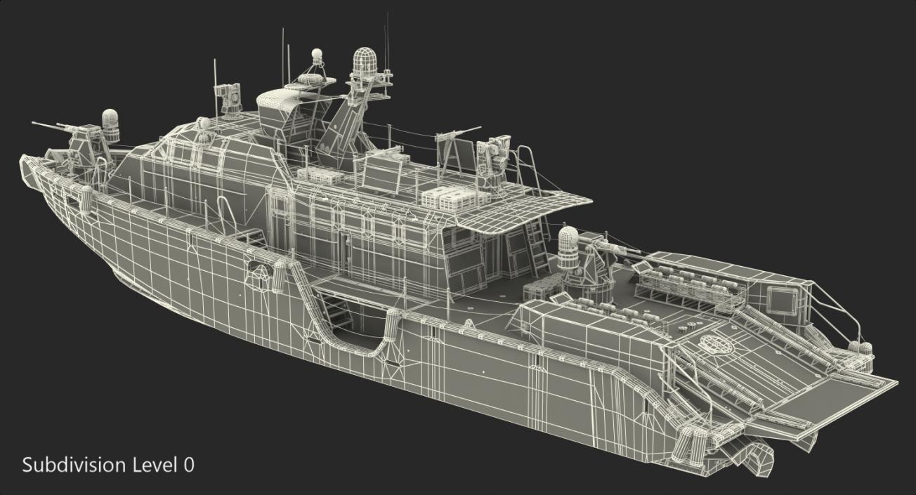 3D model Mark VI Patrol Boat Dirty