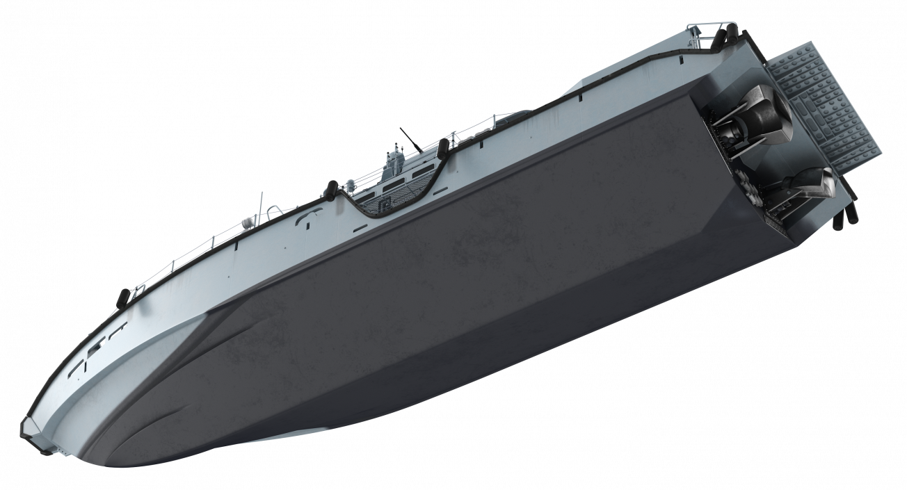 3D model Mark VI Patrol Boat Dirty