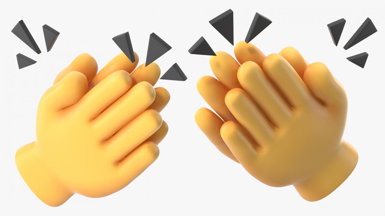 3D model Clapping Hands Emoji